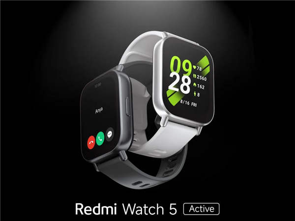 Redmi Watch 5 Active正式发布！搭载HyperOS 续航可达18天