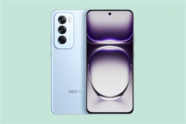 2499元起 OPPO Reno12晨雾蓝明天首销：最轻薄的等深四曲屏手机