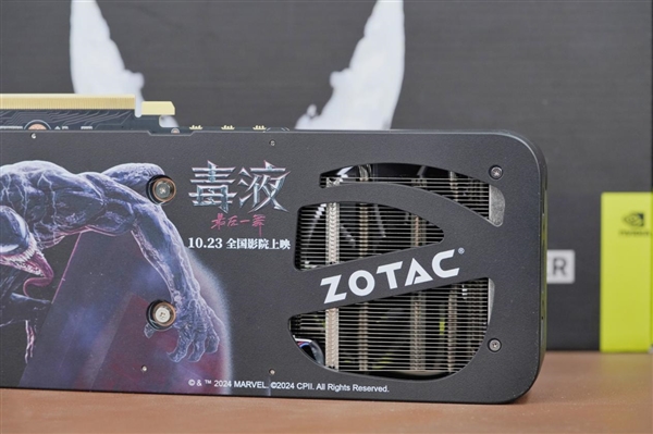 超级IP破次元壁！索泰RTX 4070 SUPER 12GB毒液联名显卡图赏